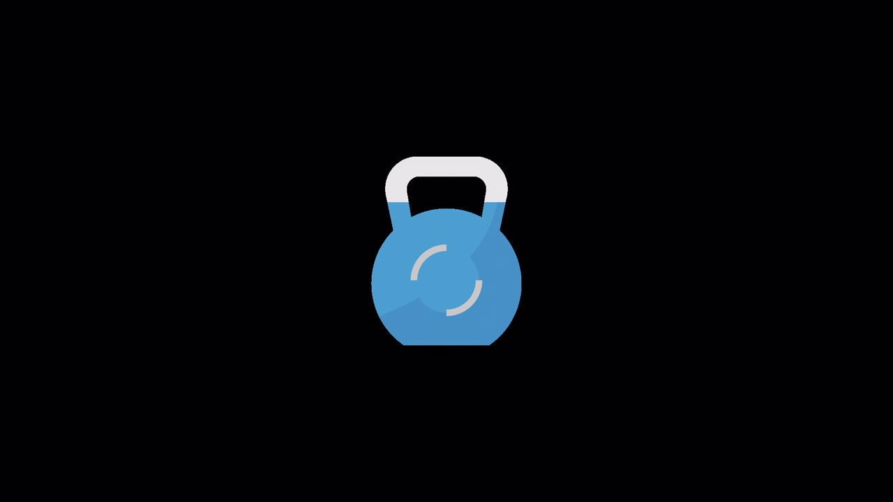 Kettlebell ikonanimation