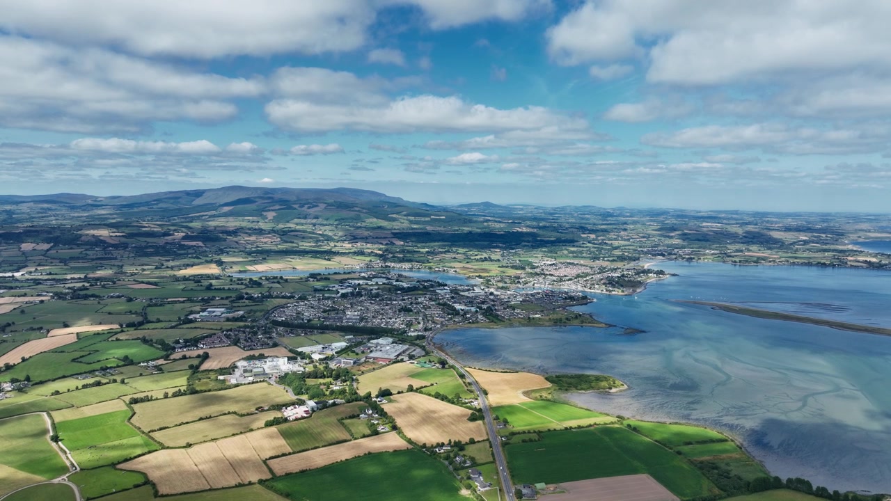 Ireland Epic Locations County waterford Ireland Dungarvan town at the shore of Dungarvan bay gateway to tourism in the Sunny South East