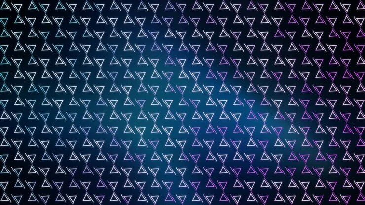 Animation of purple and pink spots over black background