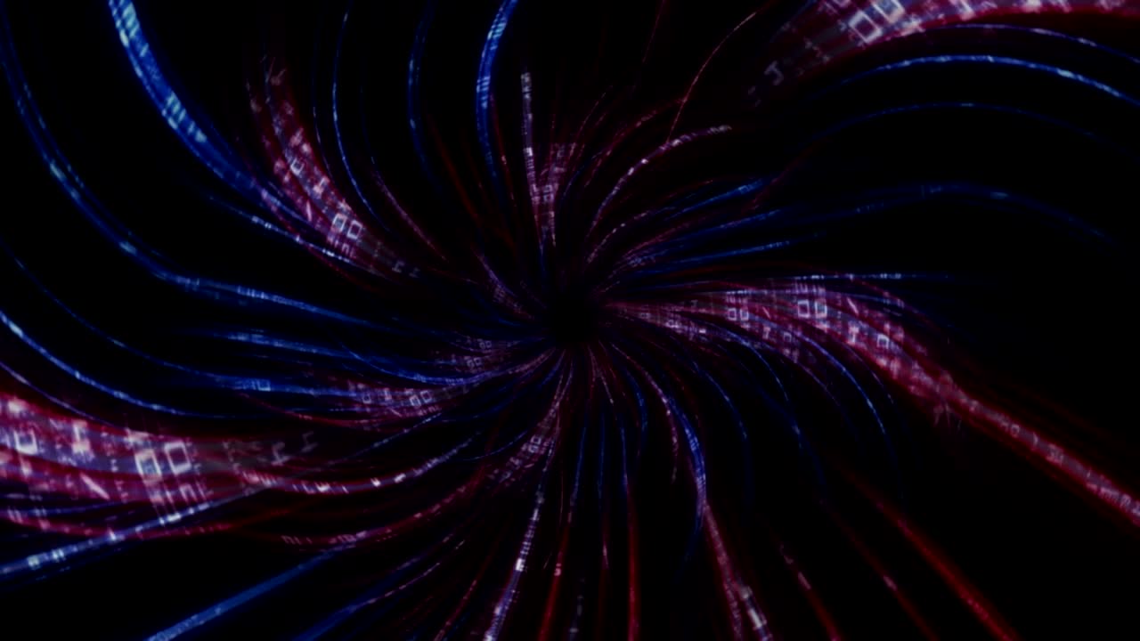 Abstract Technology Background, Animation, Rendering, Loop