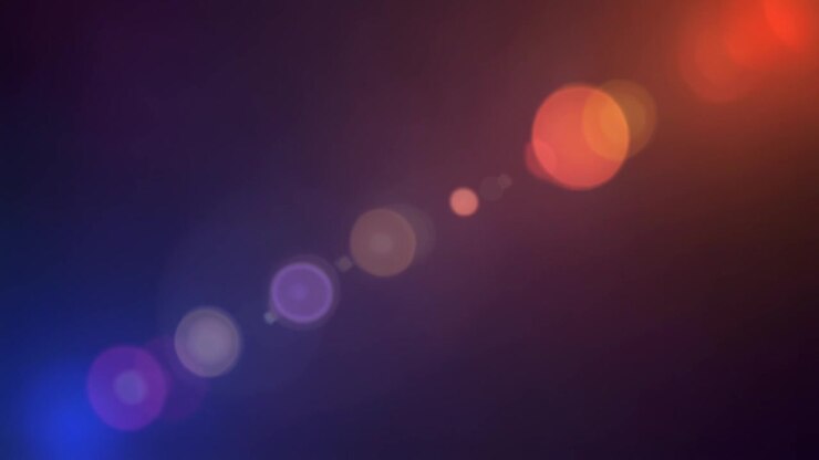 Abstract Lens Flare Overlay with Soft Bokeh Light Effects