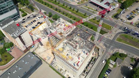 nuevo distrito residencial en construcción