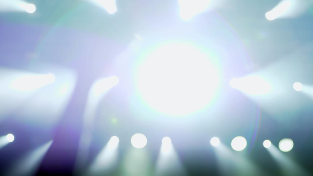 음악 축제 에서 다채로운 빛. 무대 조명. 조명 쇼