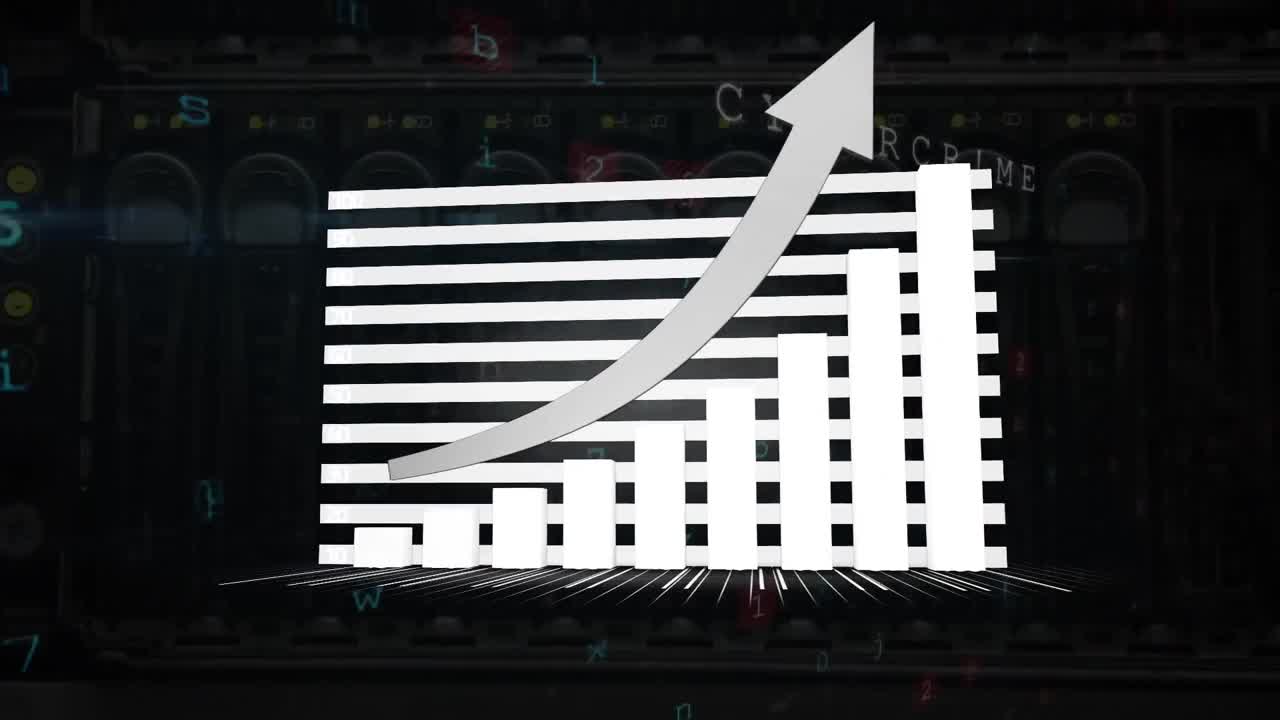 animación del procesamiento de datos y el escaneo en pantalla