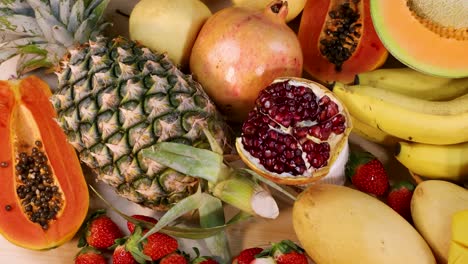 a vibrant assortment of various fresh fruits