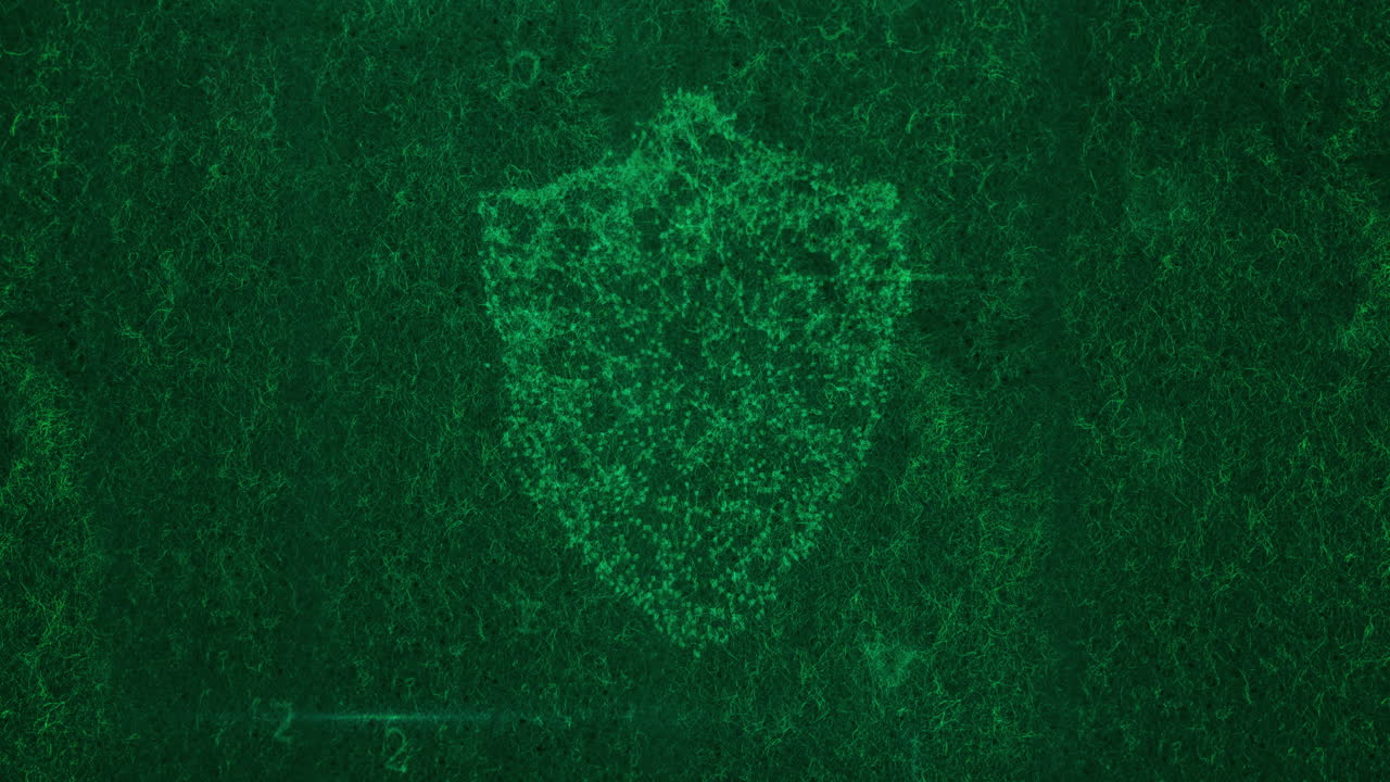 사이버 범죄 및 온라인 보안 애니메이션 4k