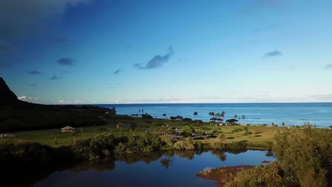 Hawaii---Flight-over-Kualoa-Park