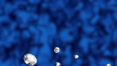 abstract falling gems diamond background green scrren presentation christms greeting holidays