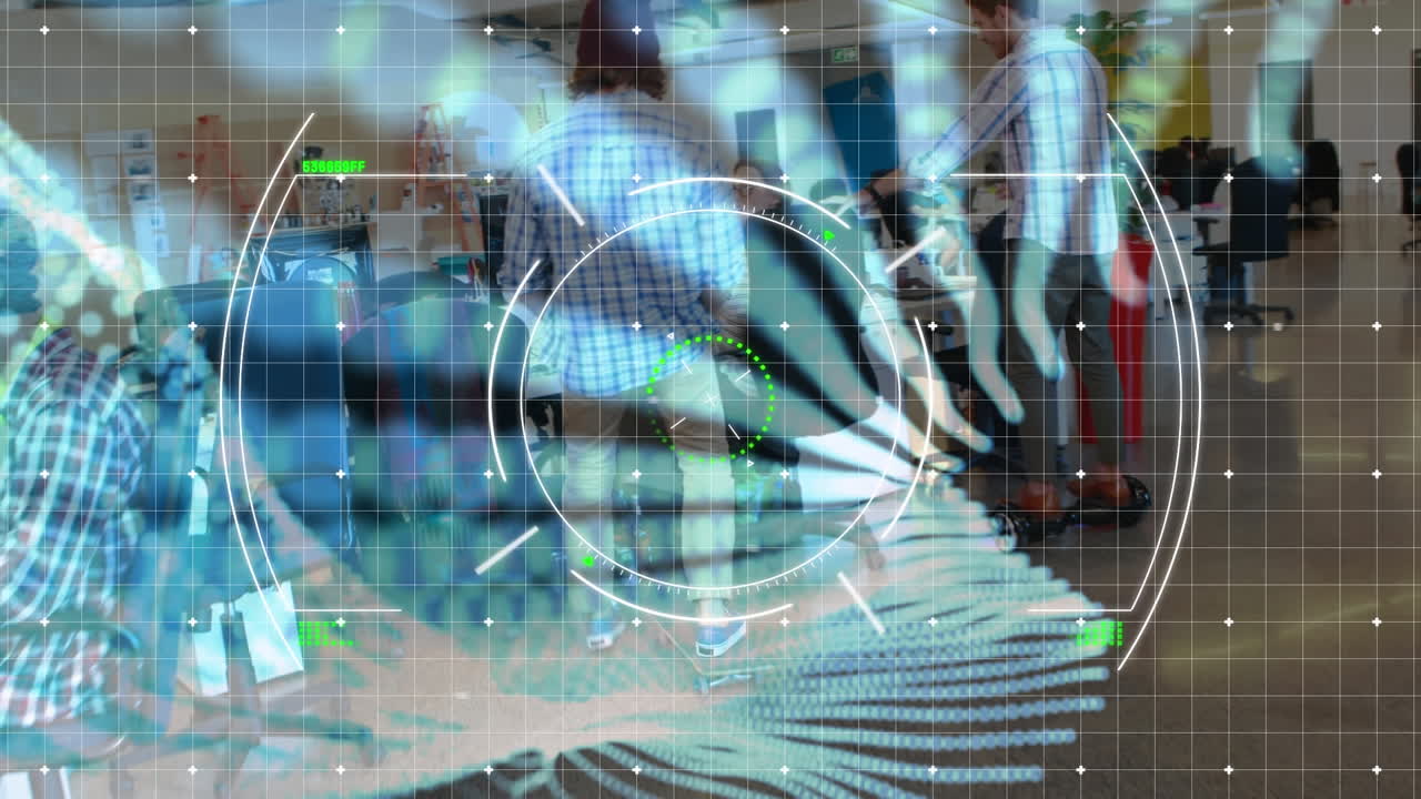 사무실에서 재무 데이터 처리의 활성화