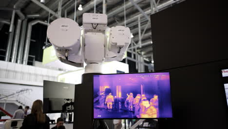 thermal imaging system at an exhibition