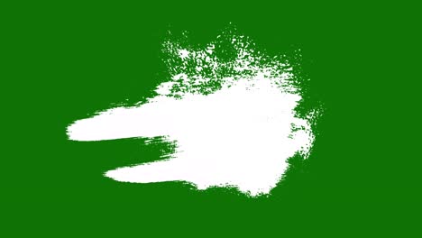salpicaduras de pintura blanca sobre un fondo verde