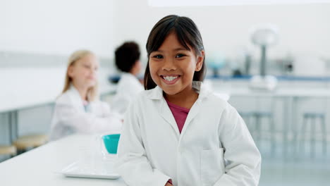 Science,-girl-and-smile-with-happy-face