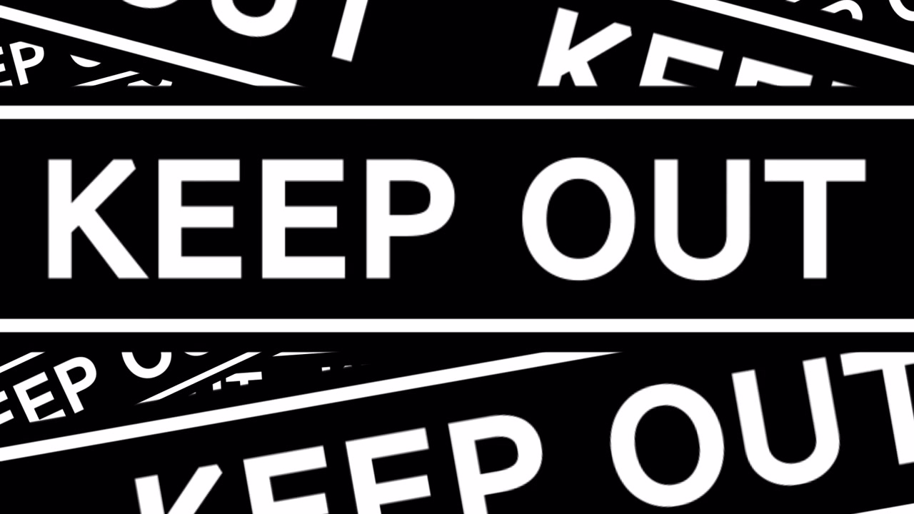 Transizioni KEEP OUT. 1080p - 30 fps - Canale Alpha (6)
