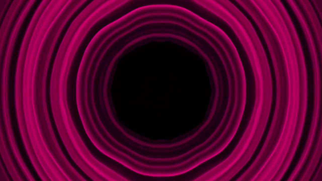 Cerchi concentrici rosa astratti che si espandono verso l'esterno