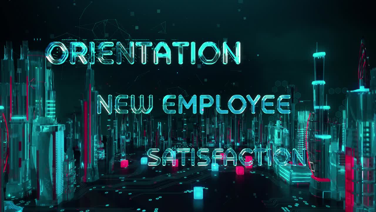 Onboarding with digital technology concept