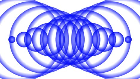 onda de sonido onda de fondo blanco forma animación gráficos de movimiento