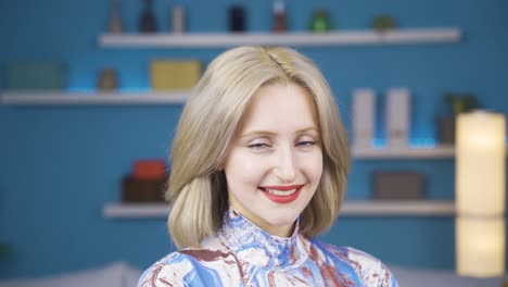 confident successful happy young woman with arms folded.