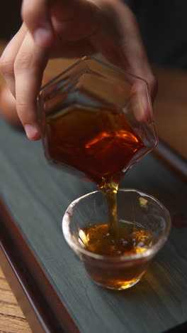 pouring tea ceremony