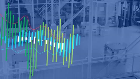 Animación-Del-Procesamiento-De-Datos-Financieros-En-Una-Oficina-Vacía