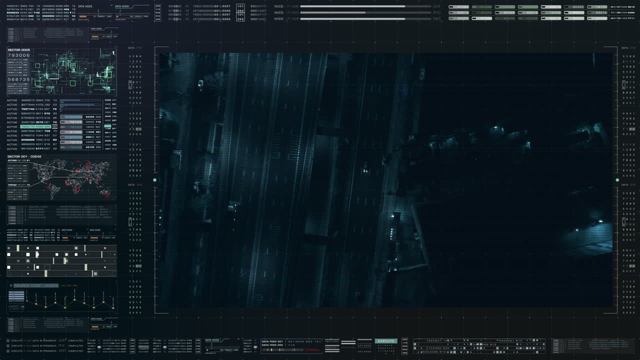 Futuristic HUD satellite car surveillance and identification counter terrorist monitoring highway traffic for possible enemy target vehicle
