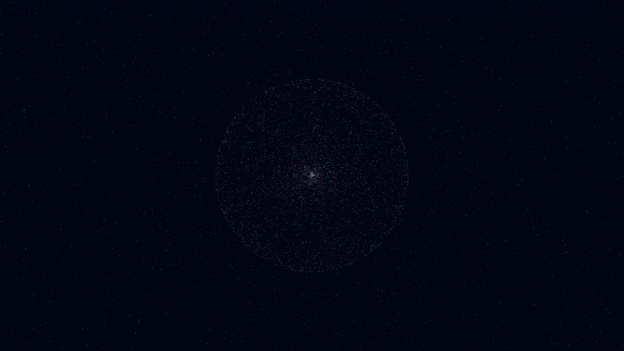 círculo con un pequeño punto de simplicidad en el diseño