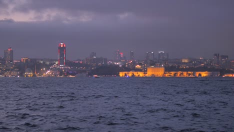 night view of istanbul skyline