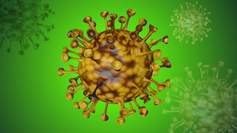 coronavirus (covid- 19) green screen background