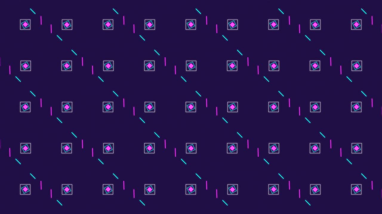 Animation seamless of squar shape background