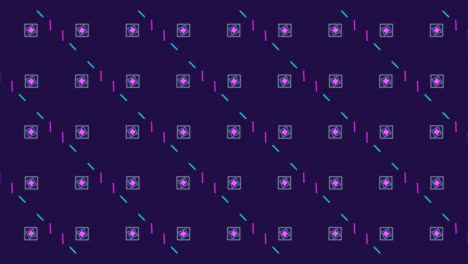 animación sin costuras de fondo de forma cuadrada