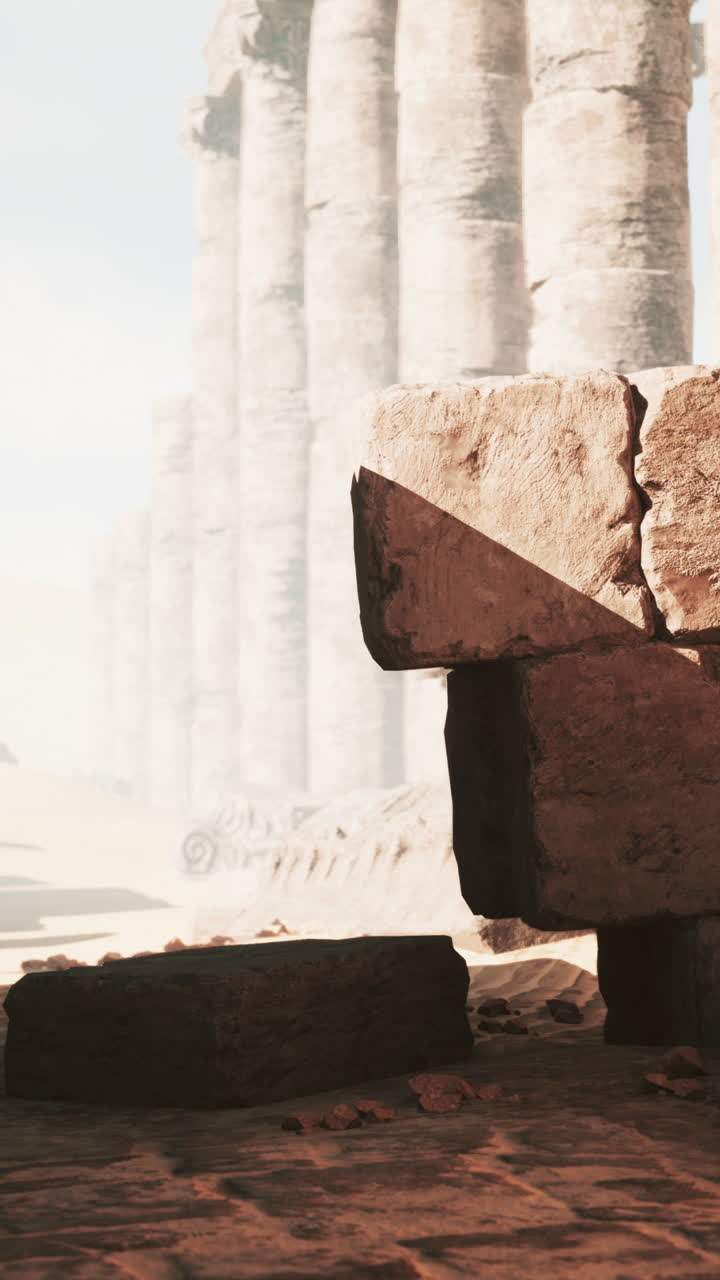 antiguas ruinas del desierto