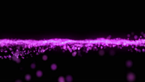 abstract purple particle wave