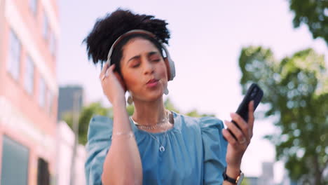 music, phone and headphones