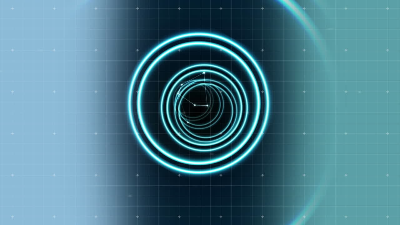 viajando en un túnel en forma de tubo