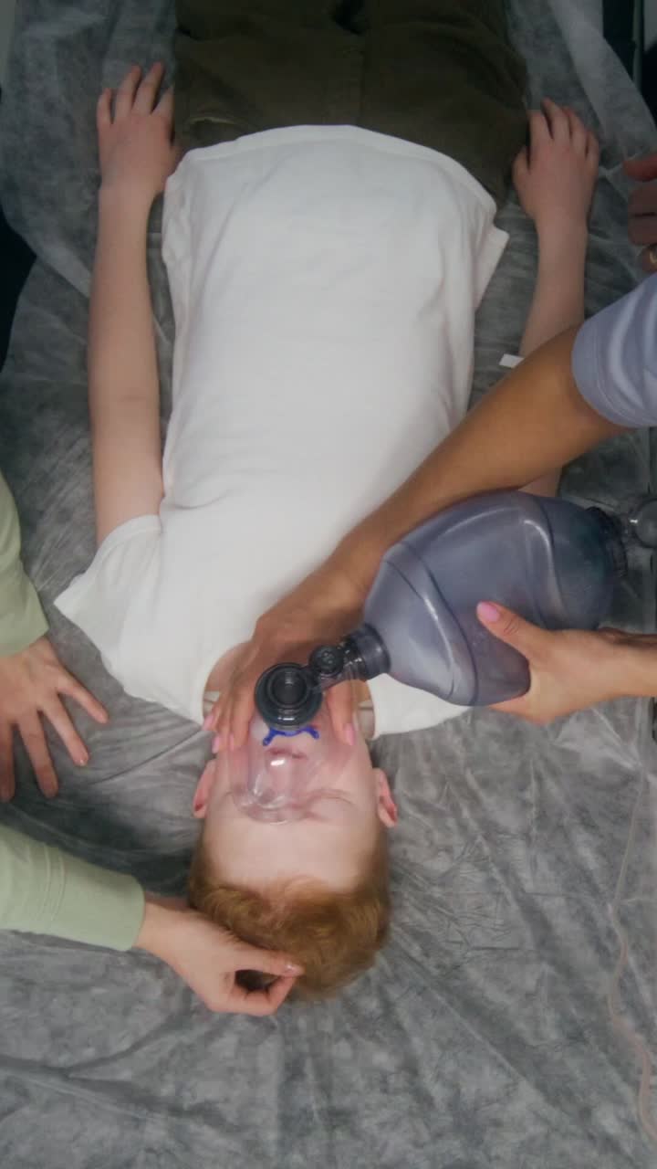 reanimación de niños