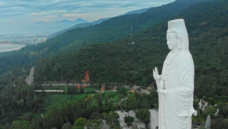 big statue of guanyin at danang vietnam