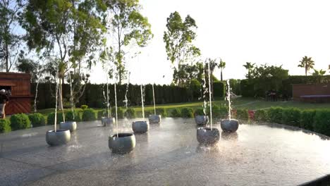 a view of fountain, close up shot