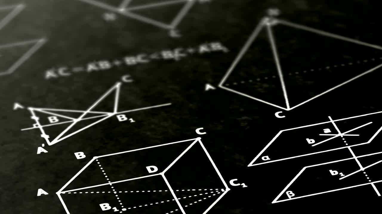 페이지에 있는 기하학적 영상들은 4k 해상도를 가지고 있습니다.