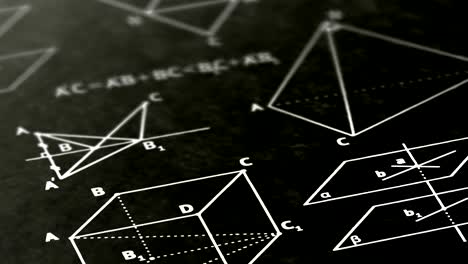la geometría en la página. el metraje de bucle tiene resolución de 4k.