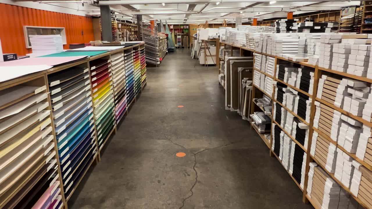 Art and Crafts Supplies Shop Canvas