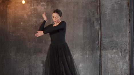 ballet dancer in a studio