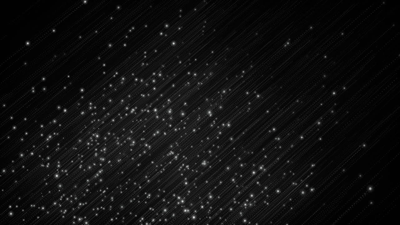 Animation of black background with moving white dots