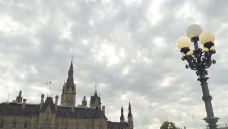 Parlamentsgebäude-In-Ottawa,-Ontario,-Kanada-Im-Sommer