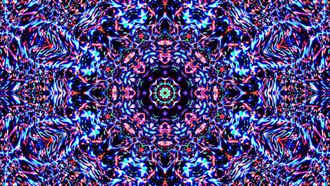 beautiful abstract kaleidoscope that shines, a radiant light that regulates the subtle movements