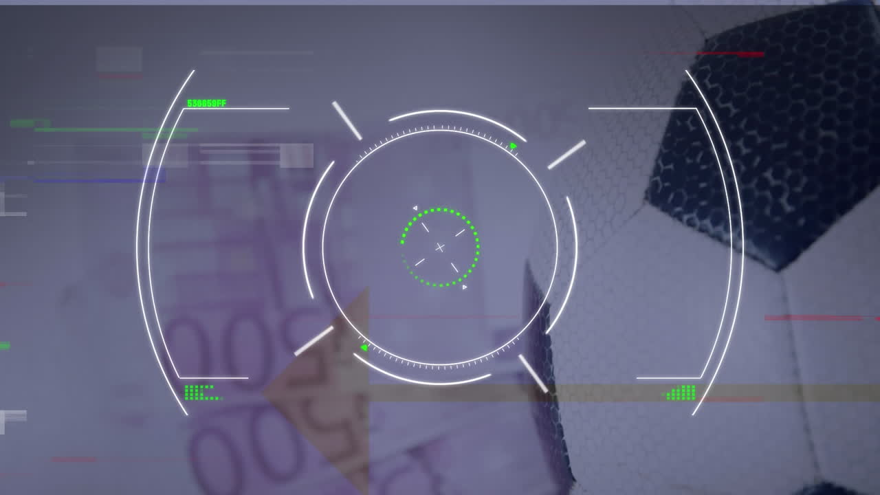 animación del procesamiento de datos sobre el fútbol