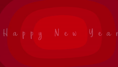 Modern-Happy-New-Year-text-with-geometric-circles-on-red-gradient