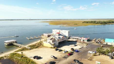 Rising-shot-from-South-Port-North-Carolina