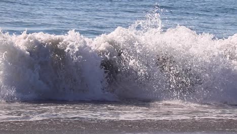 small waves breaking in mexico