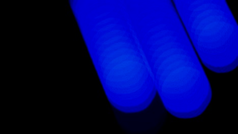 light pulses and glows.