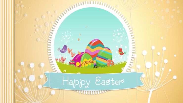 Cute Easter Animation 4k