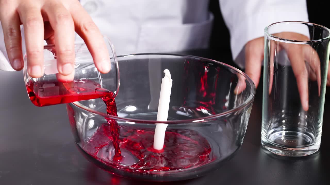 과학 실험: 불 꺼짐